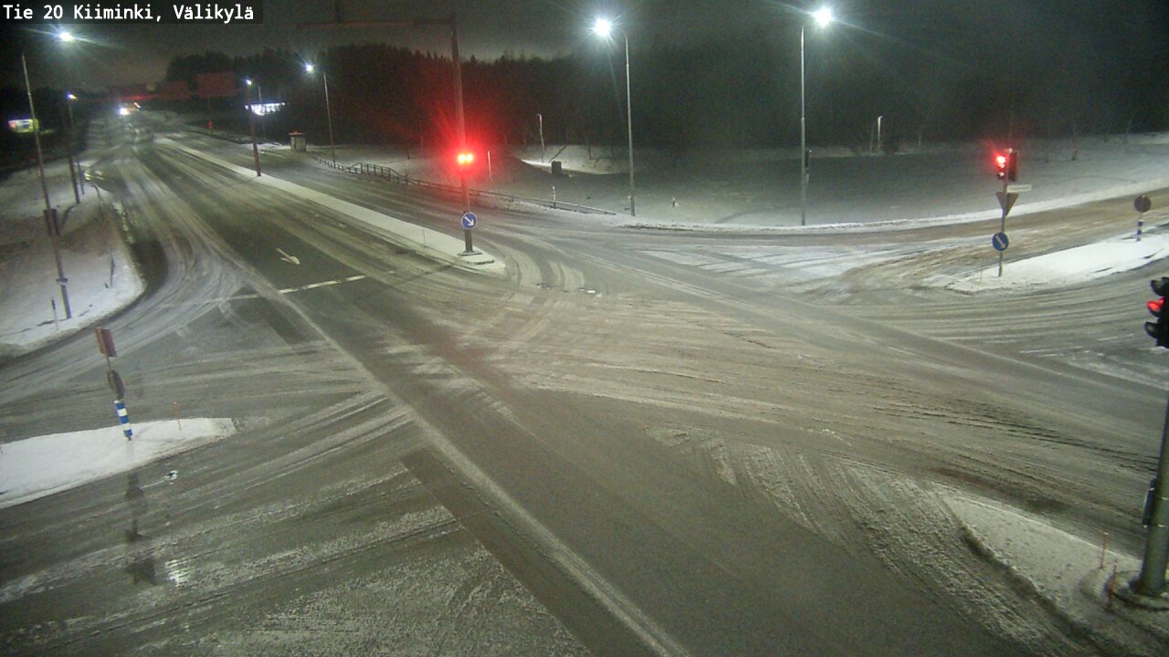 Weather Camera Image Road 20 Oulu Kiiminki, Välikylä, Oulu, Pohjois-Pohjanmaa