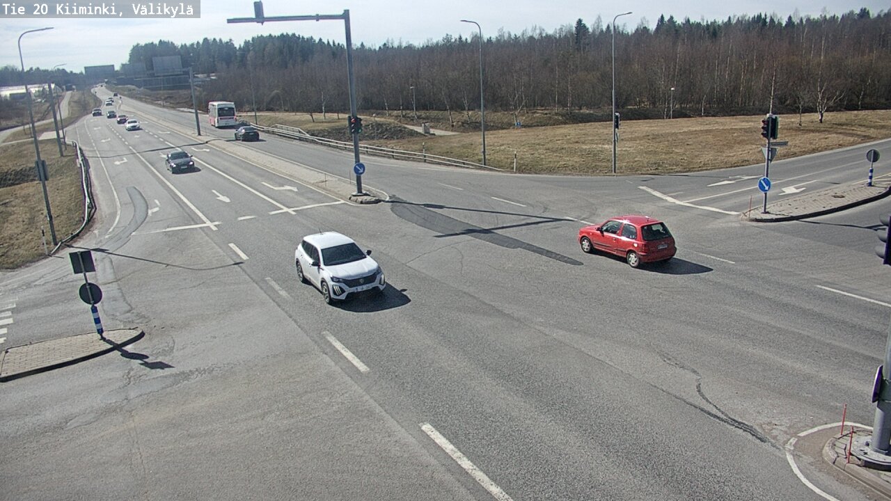Weather Camera Image Road 20 Oulu Kiiminki, Välikylä, Oulu, Pohjois-Pohjanmaa