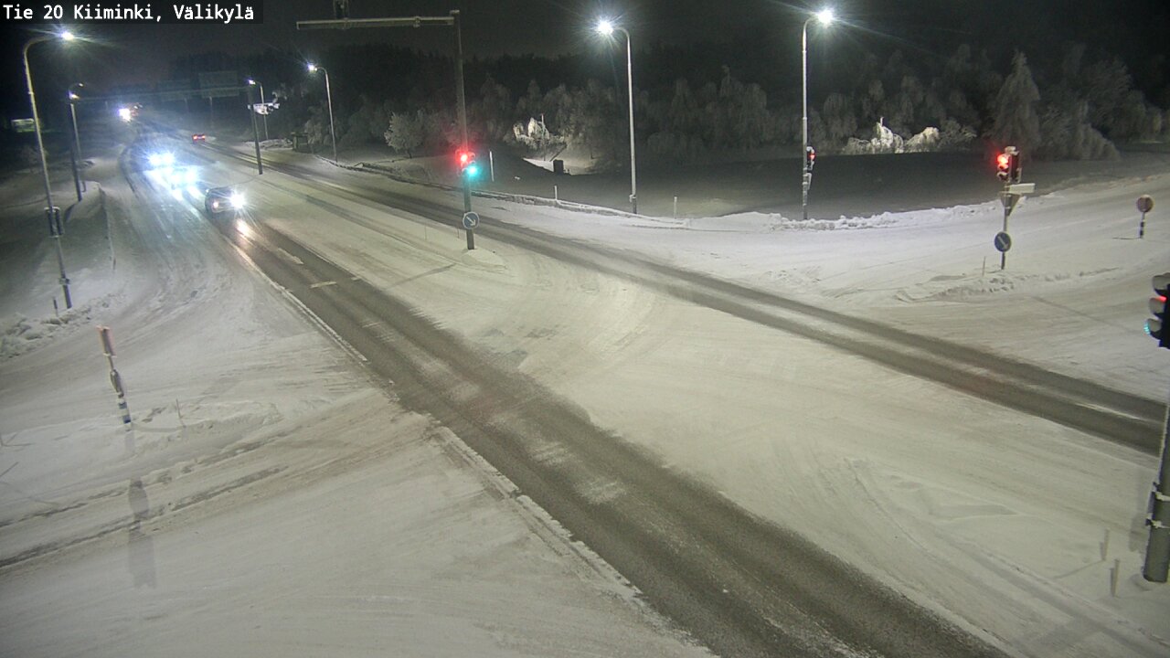 Weather Camera Image Road 20 Oulu Kiiminki, Välikylä, Oulu, Pohjois-Pohjanmaa