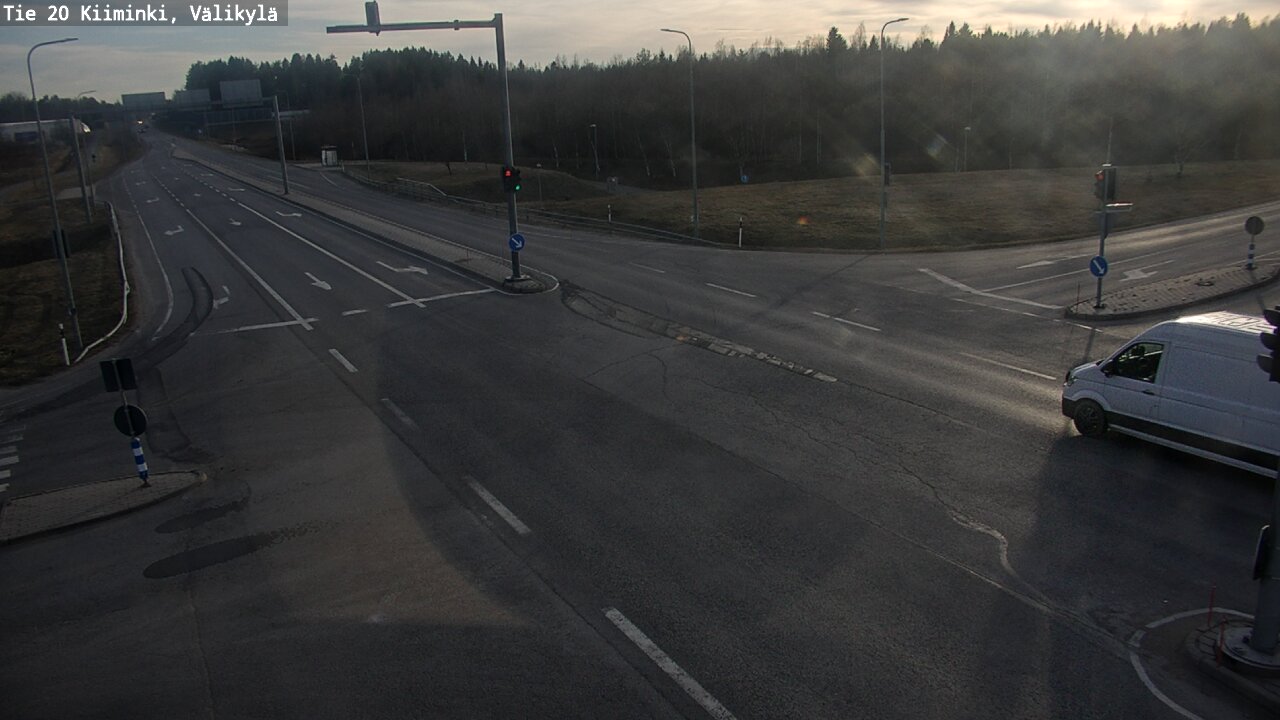 Weather Camera Image Road 20 Oulu Kiiminki, Välikylä, Oulu, Pohjois-Pohjanmaa