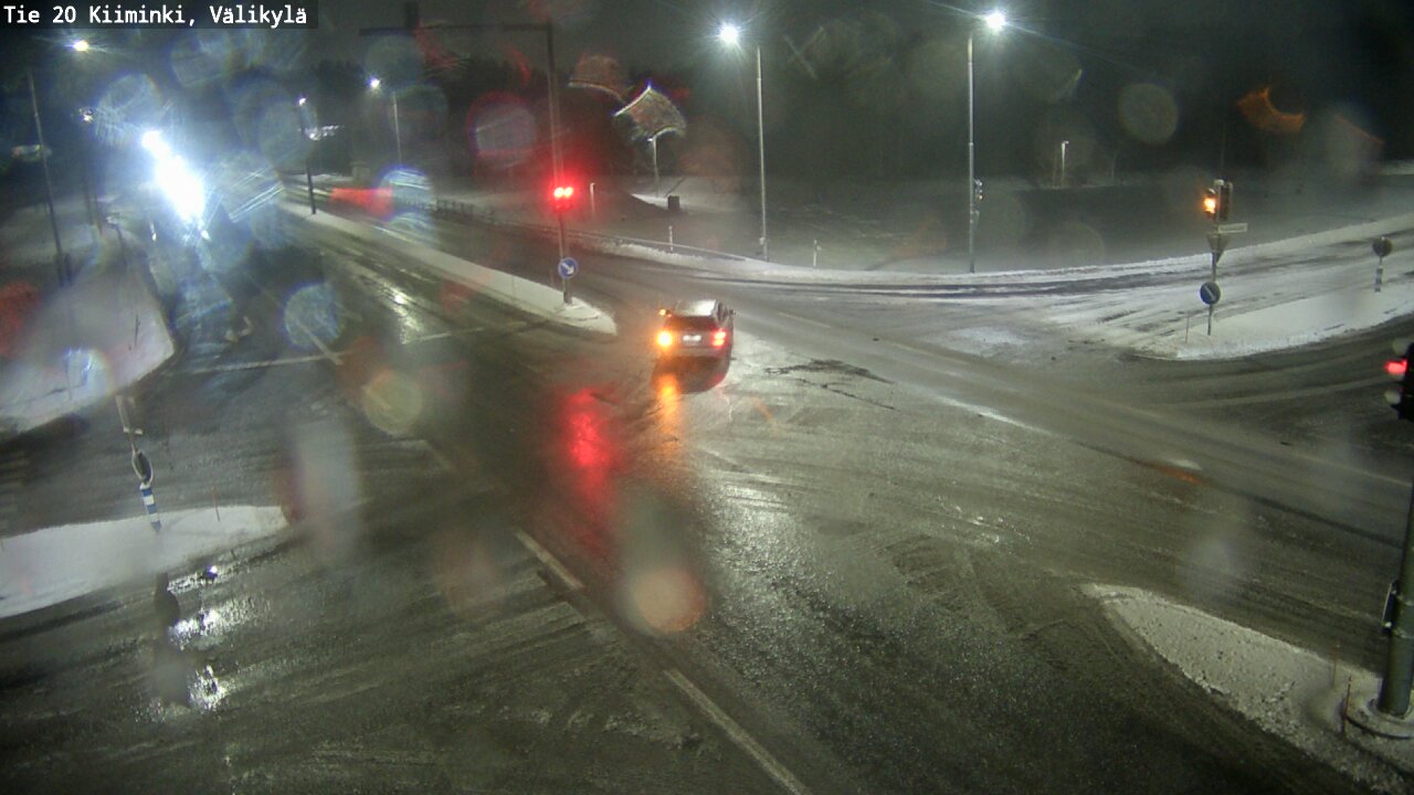 Weather Camera Image Väg 20 Uleåborg Kiiminki, Välikylä, Oulu, Pohjois-Pohjanmaa