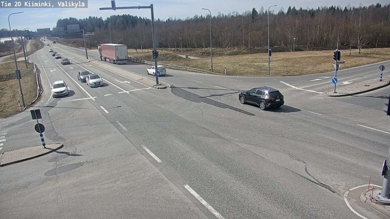 Weather Camera Image Road 20 Oulu Kiiminki, Välikylä, Oulu, Pohjois-Pohjanmaa
