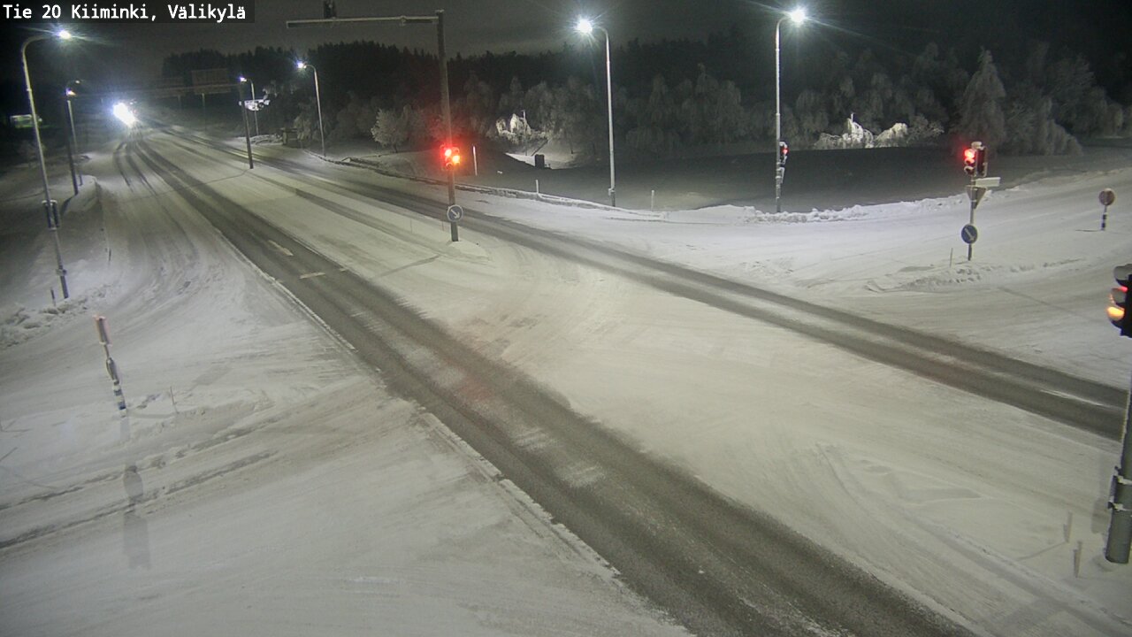 Weather Camera Image Road 20 Oulu Kiiminki, Välikylä, Oulu, Pohjois-Pohjanmaa