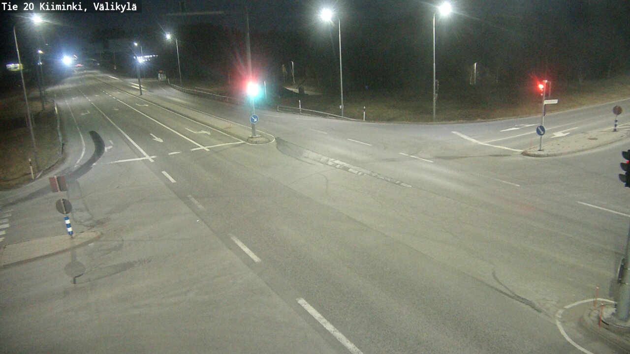 Weather Camera Image Road 20 Oulu Kiiminki, Välikylä, Oulu, Pohjois-Pohjanmaa