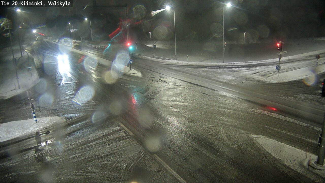Weather Camera Image Väg 20 Uleåborg Kiiminki, Välikylä, Oulu, Pohjois-Pohjanmaa