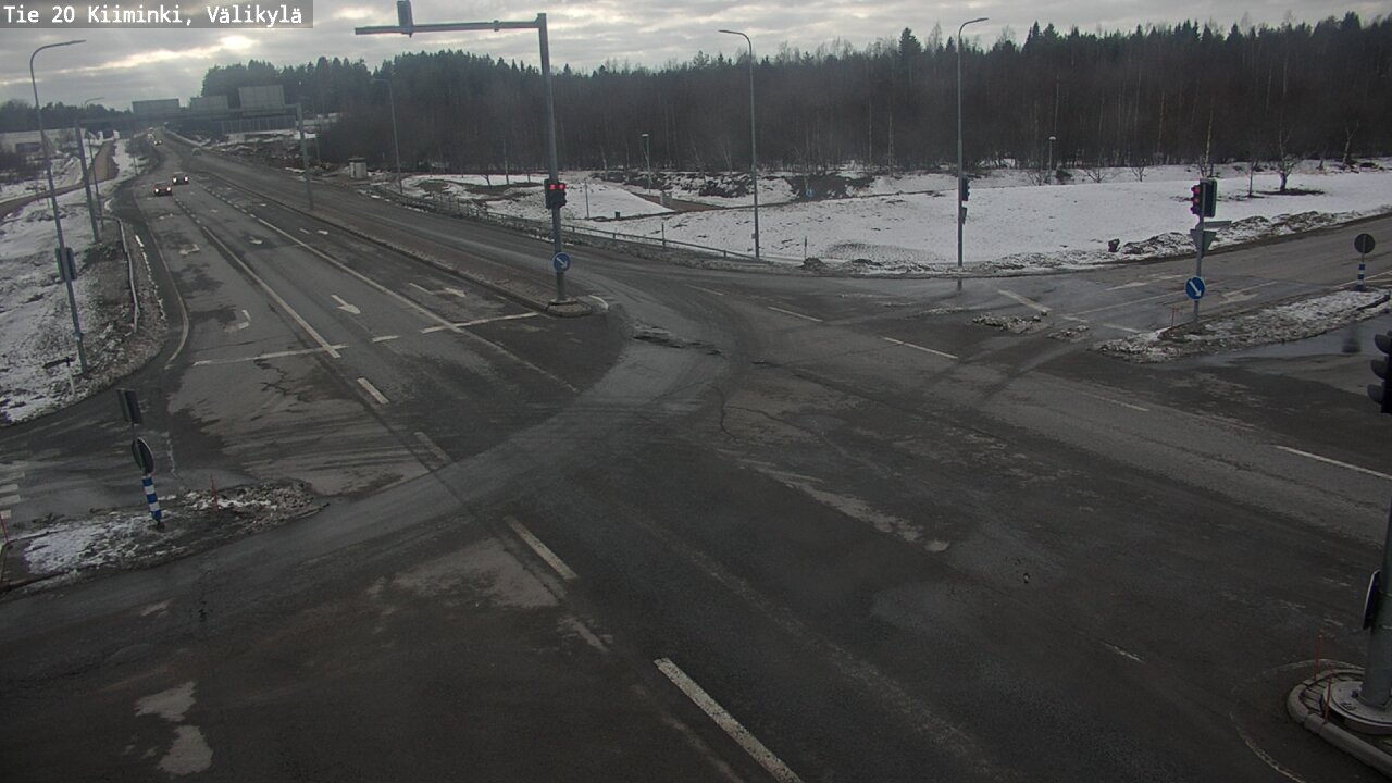 Weather Camera Image Road 20 Oulu Kiiminki, Välikylä, Oulu, Pohjois-Pohjanmaa
