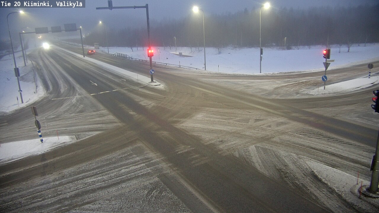 Weather Camera Image Road 20 Oulu Kiiminki, Välikylä, Oulu, Pohjois-Pohjanmaa