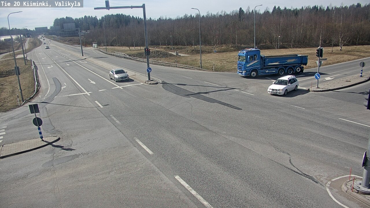 Weather Camera Image Road 20 Oulu Kiiminki, Välikylä, Oulu, Pohjois-Pohjanmaa