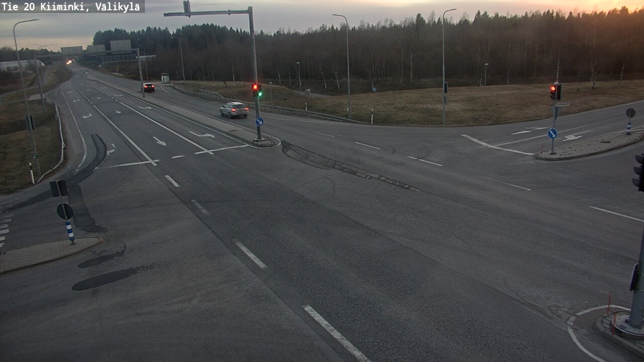 Weather Camera Image Road 20 Oulu Kiiminki, Välikylä, Oulu, Pohjois-Pohjanmaa