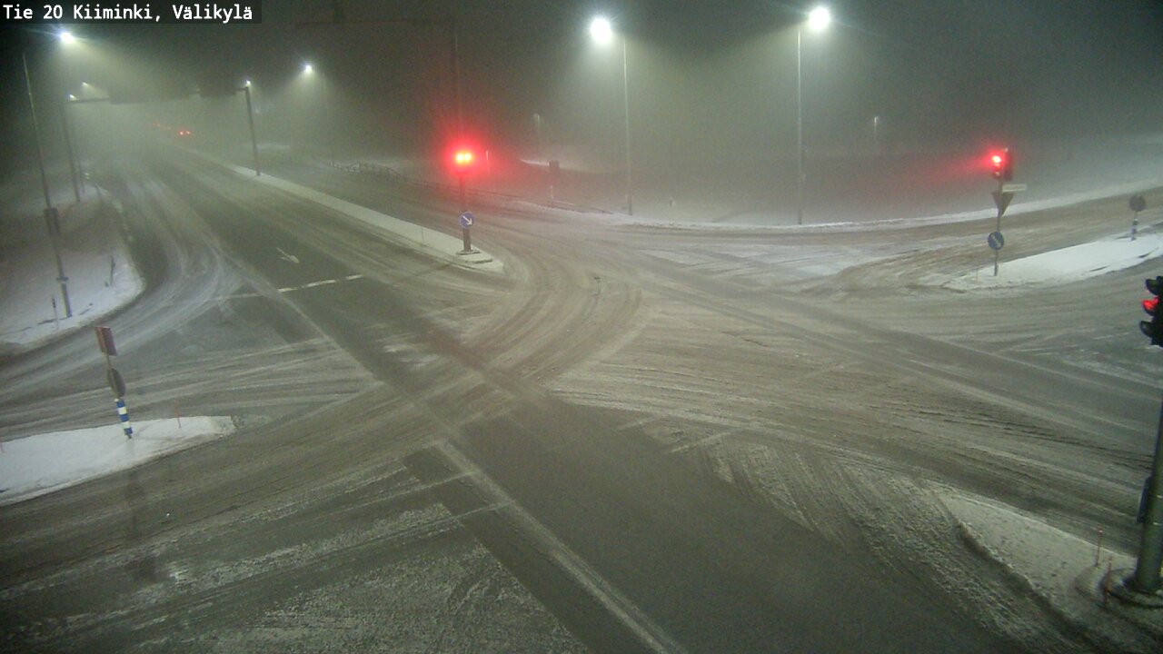 Weather Camera Image Road 20 Oulu Kiiminki, Välikylä, Oulu, Pohjois-Pohjanmaa