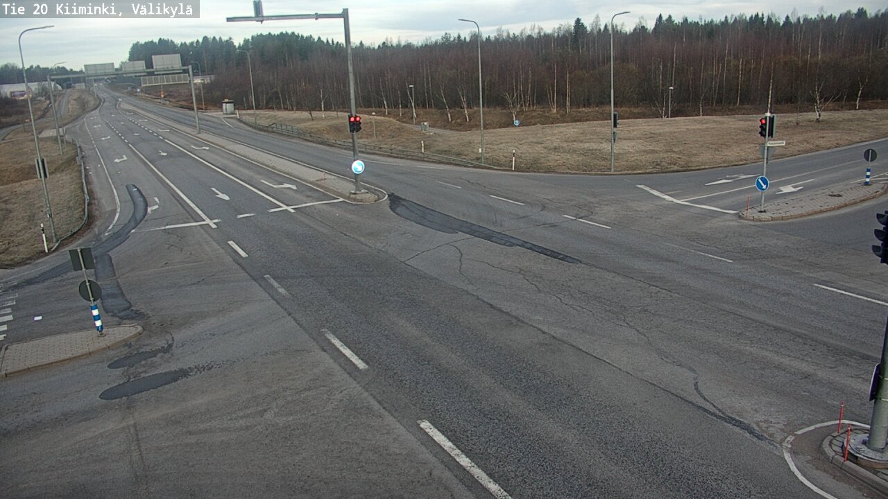 Weather Camera Image Road 20 Oulu Kiiminki, Välikylä, Oulu, Pohjois-Pohjanmaa