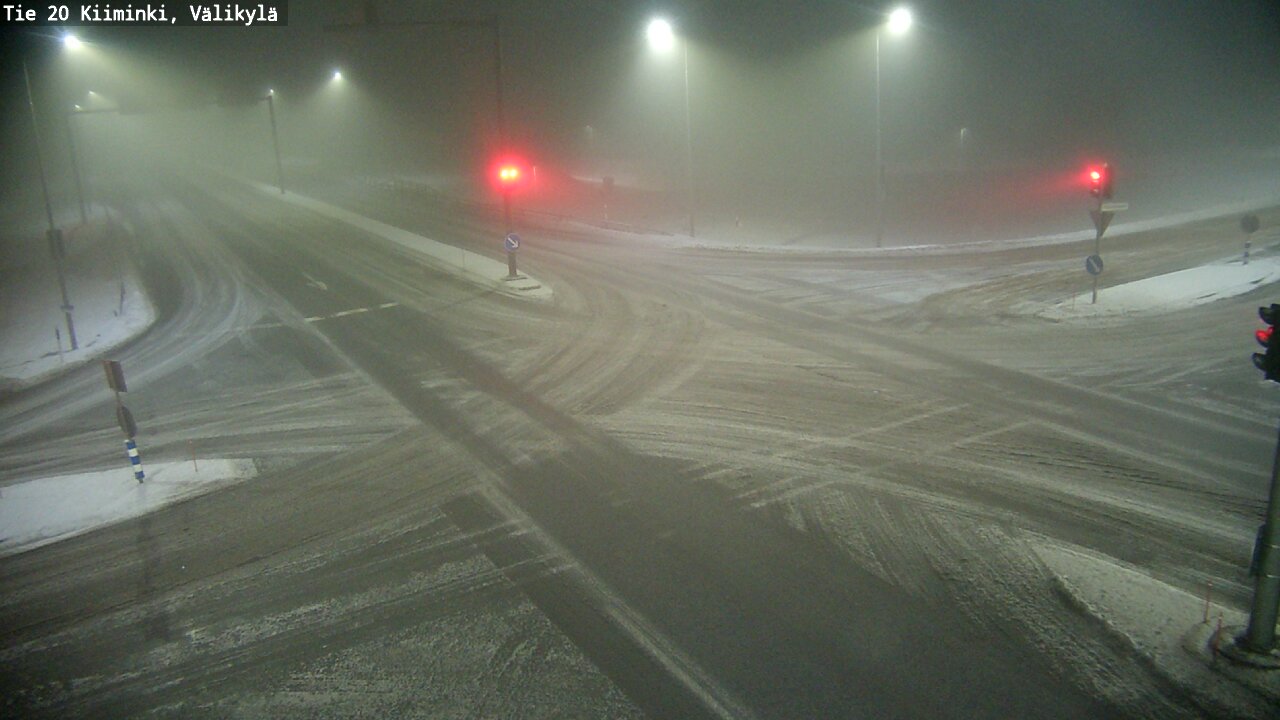 Weather Camera Image Road 20 Oulu Kiiminki, Välikylä, Oulu, Pohjois-Pohjanmaa