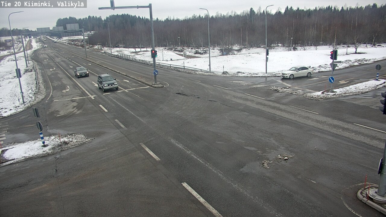 Weather Camera Image Road 20 Oulu Kiiminki, Välikylä, Oulu, Pohjois-Pohjanmaa
