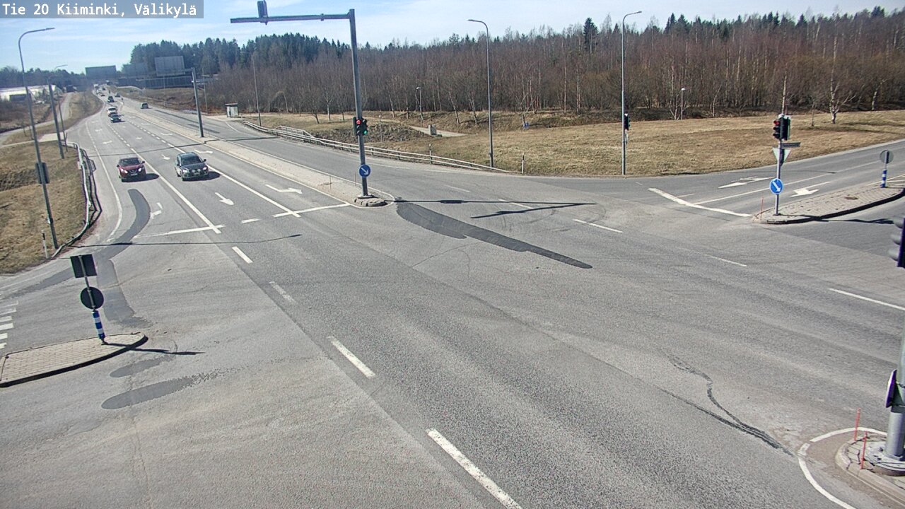 Weather Camera Image Road 20 Oulu Kiiminki, Välikylä, Oulu, Pohjois-Pohjanmaa