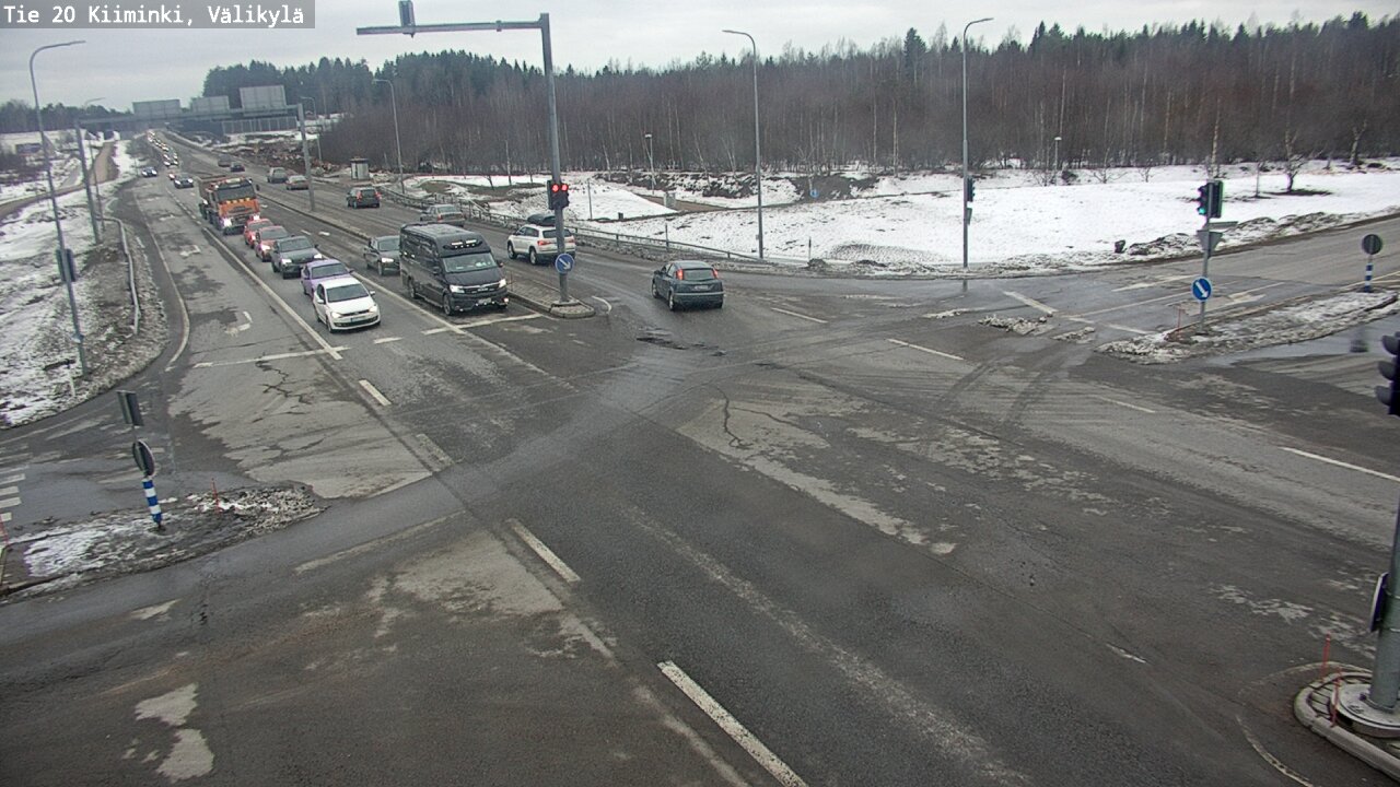Weather Camera Image Road 20 Oulu Kiiminki, Välikylä, Oulu, Pohjois-Pohjanmaa
