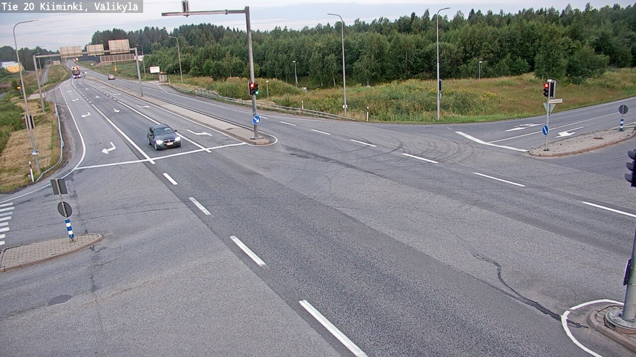 Weather Camera Image Road 20 Oulu Kiiminki, Välikylä, Oulu, Pohjois-Pohjanmaa