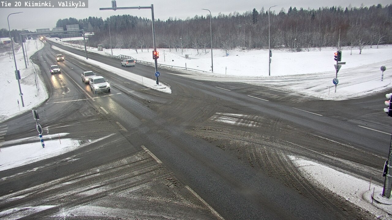 Weather Camera Image Väg 20 Uleåborg Kiiminki, Välikylä, Oulu, Pohjois-Pohjanmaa