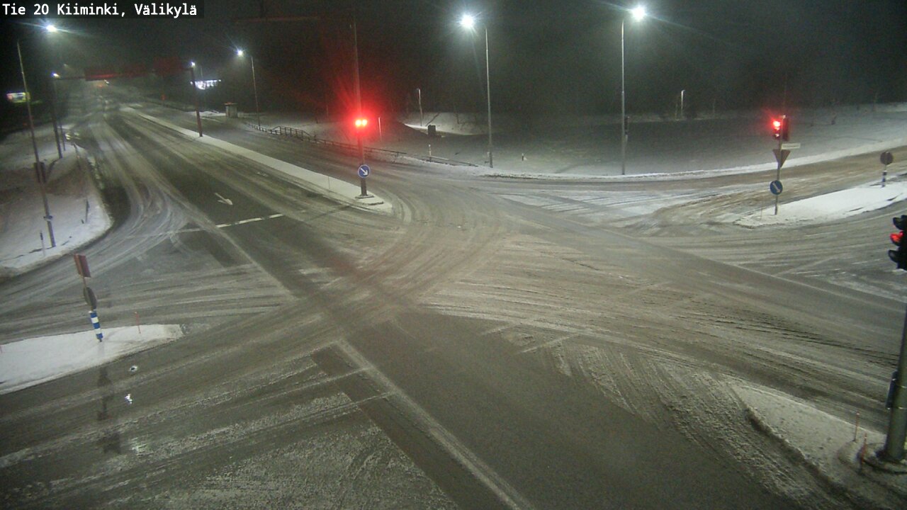 Weather Camera Image Road 20 Oulu Kiiminki, Välikylä, Oulu, Pohjois-Pohjanmaa