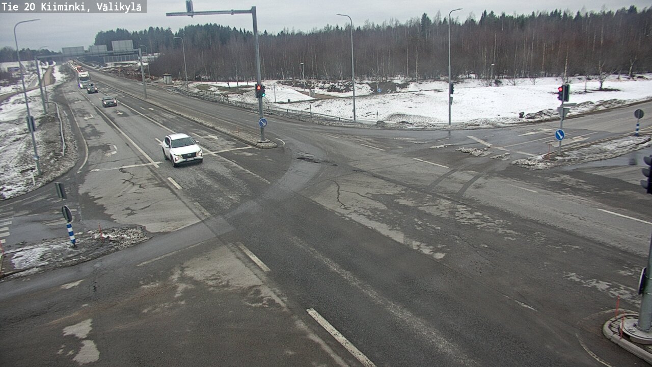 Weather Camera Image Road 20 Oulu Kiiminki, Välikylä, Oulu, Pohjois-Pohjanmaa