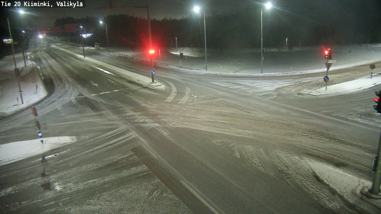 Weather Camera Image Road 20 Oulu Kiiminki, Välikylä, Oulu, Pohjois-Pohjanmaa