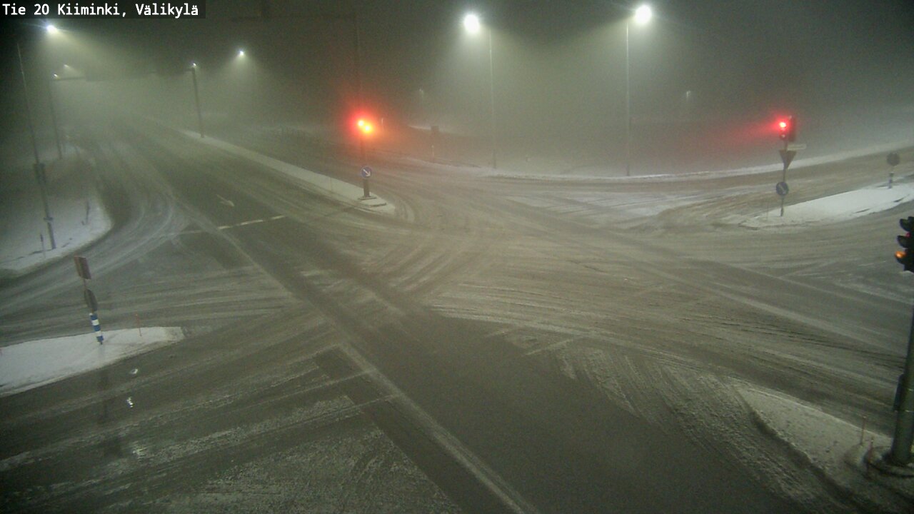 Weather Camera Image Road 20 Oulu Kiiminki, Välikylä, Oulu, Pohjois-Pohjanmaa