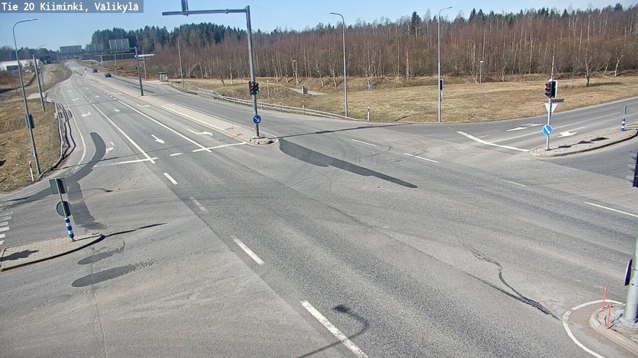 Weather Camera Image Road 20 Oulu Kiiminki, Välikylä, Oulu, Pohjois-Pohjanmaa