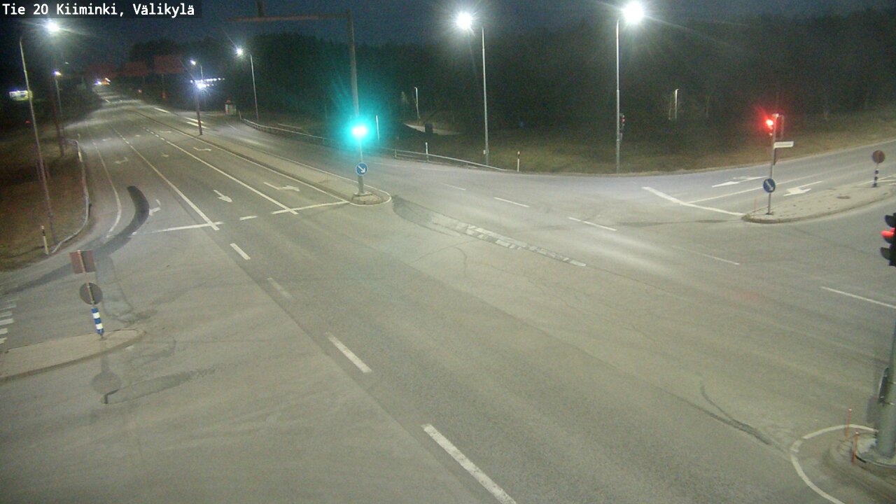 Weather Camera Image Road 20 Oulu Kiiminki, Välikylä, Oulu, Pohjois-Pohjanmaa