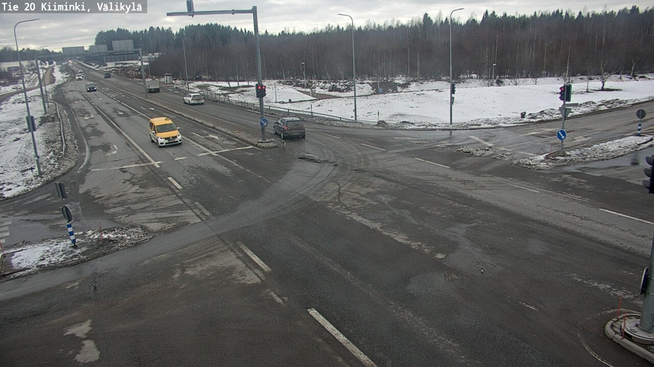 Weather Camera Image Road 20 Oulu Kiiminki, Välikylä, Oulu, Pohjois-Pohjanmaa