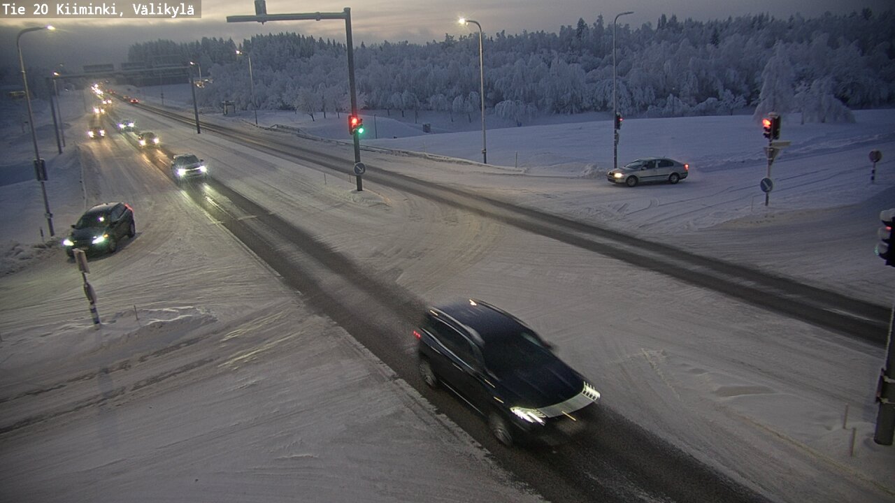 Weather Camera Image Road 20 Oulu Kiiminki, Välikylä, Oulu, Pohjois-Pohjanmaa