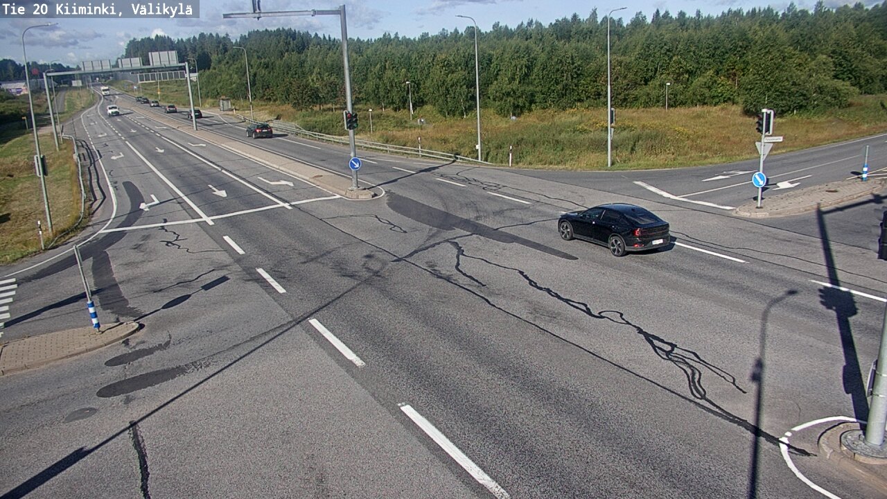 Weather Camera Image Road 20 Oulu Kiiminki, Välikylä, Oulu, Pohjois-Pohjanmaa