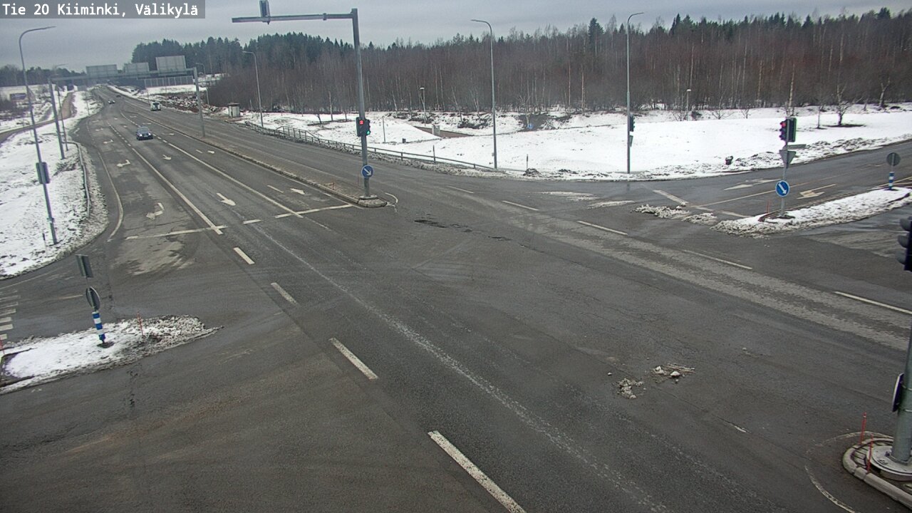 Weather Camera Image Road 20 Oulu Kiiminki, Välikylä, Oulu, Pohjois-Pohjanmaa