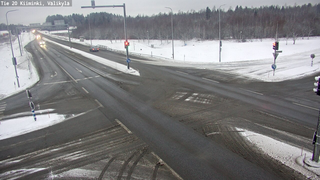Weather Camera Image Väg 20 Uleåborg Kiiminki, Välikylä, Oulu, Pohjois-Pohjanmaa