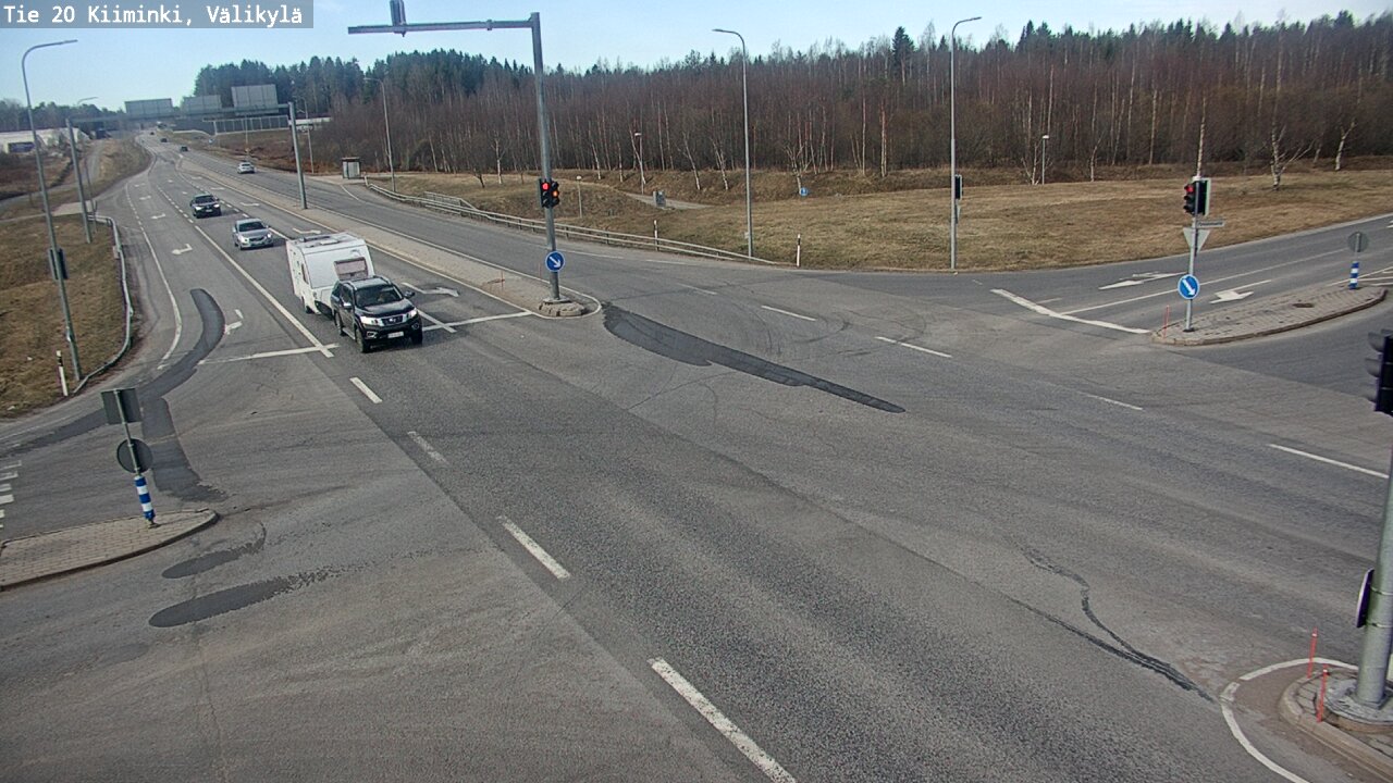 Weather Camera Image Road 20 Oulu Kiiminki, Välikylä, Oulu, Pohjois-Pohjanmaa