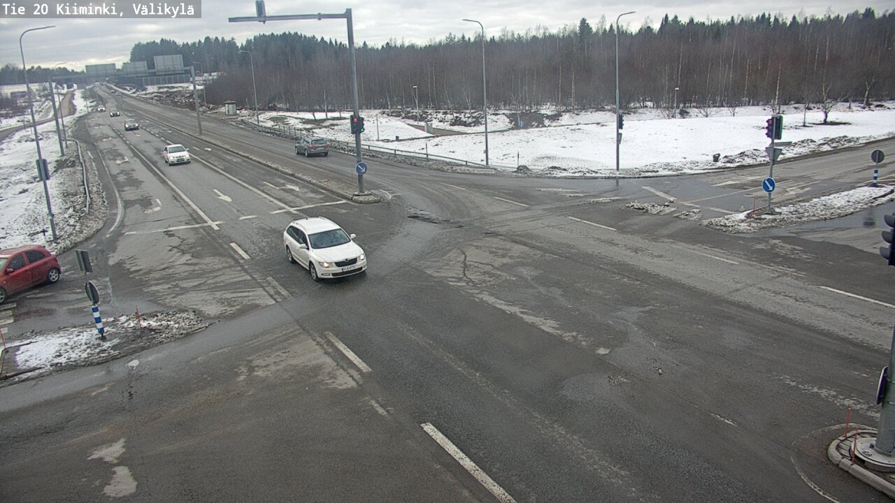 Weather Camera Image Road 20 Oulu Kiiminki, Välikylä, Oulu, Pohjois-Pohjanmaa