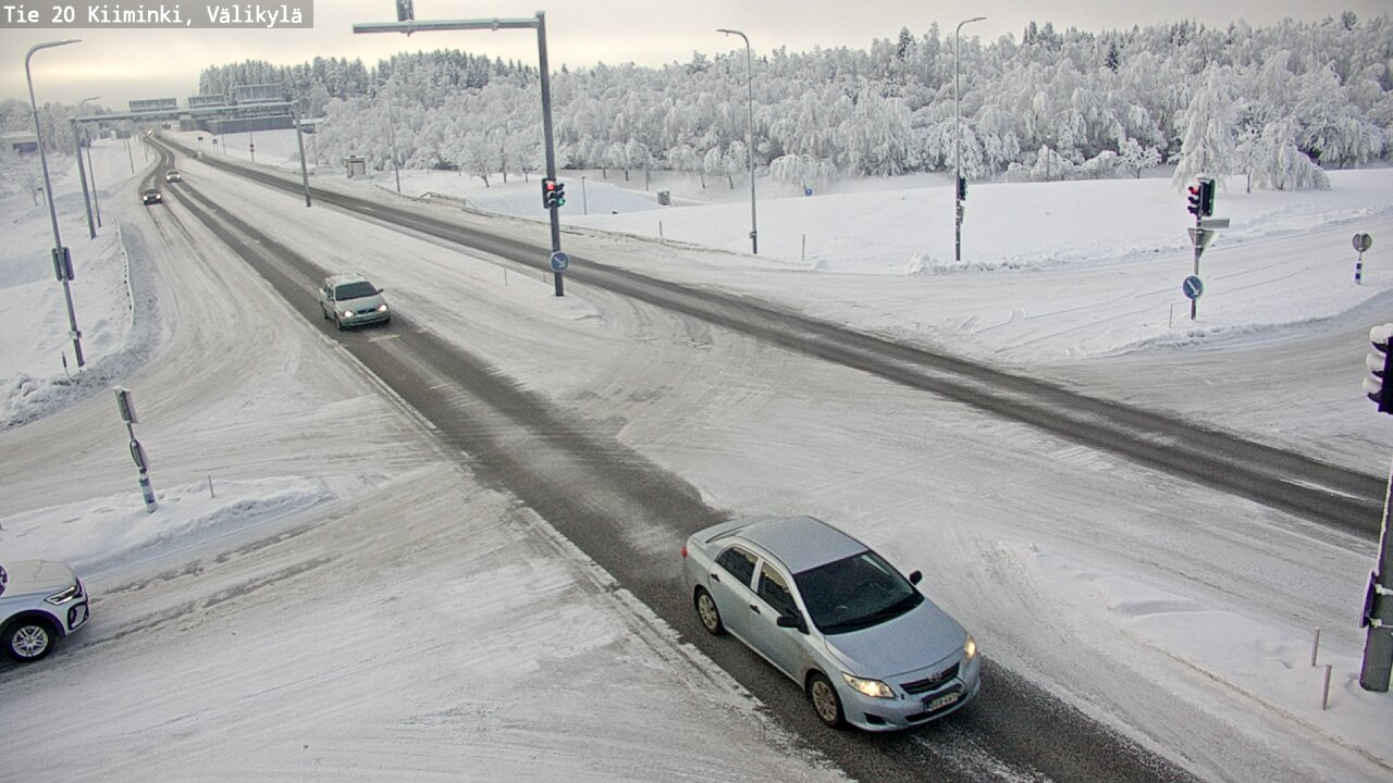 Weather Camera Image Road 20 Oulu Kiiminki, Välikylä, Oulu, Pohjois-Pohjanmaa