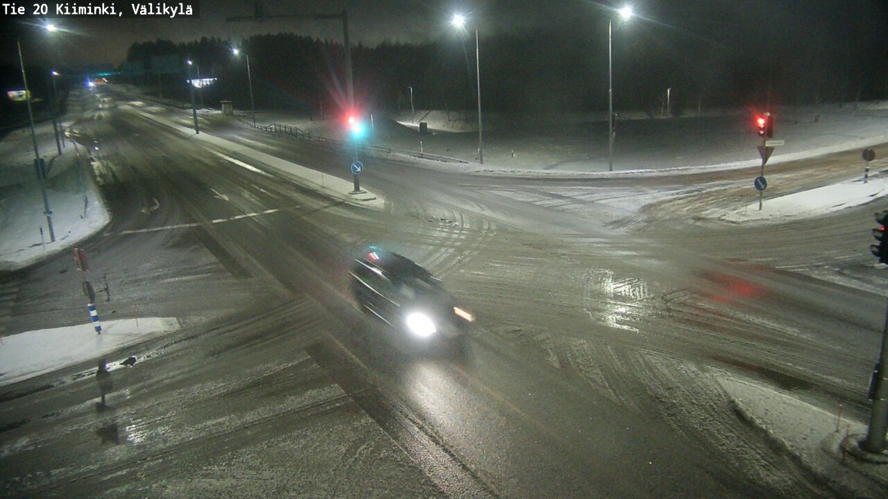 Weather Camera Image Väg 20 Uleåborg Kiiminki, Välikylä, Oulu, Pohjois-Pohjanmaa