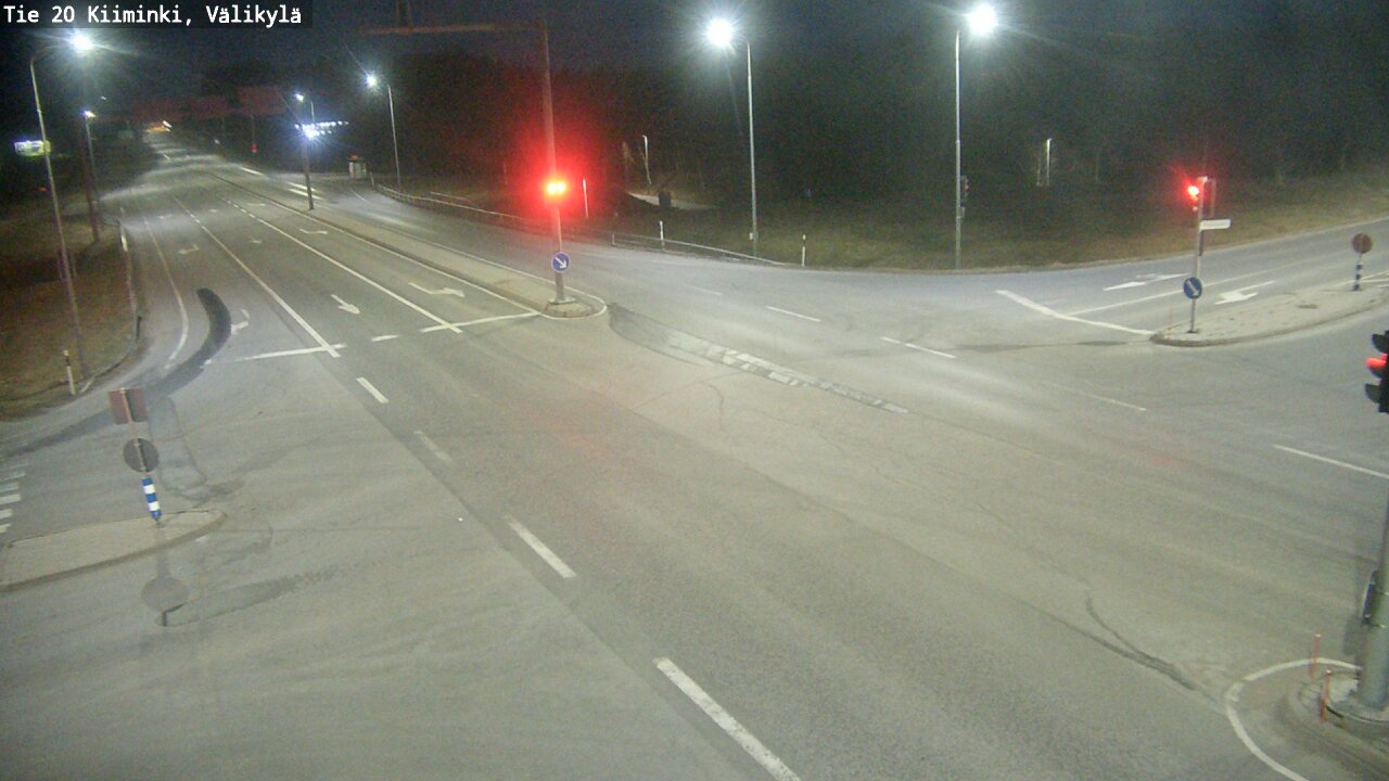 Weather Camera Image Road 20 Oulu Kiiminki, Välikylä, Oulu, Pohjois-Pohjanmaa