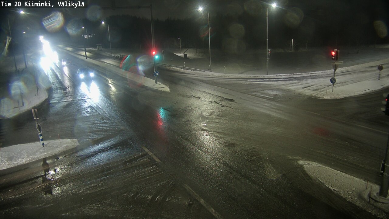Weather Camera Image Väg 20 Uleåborg Kiiminki, Välikylä, Oulu, Pohjois-Pohjanmaa