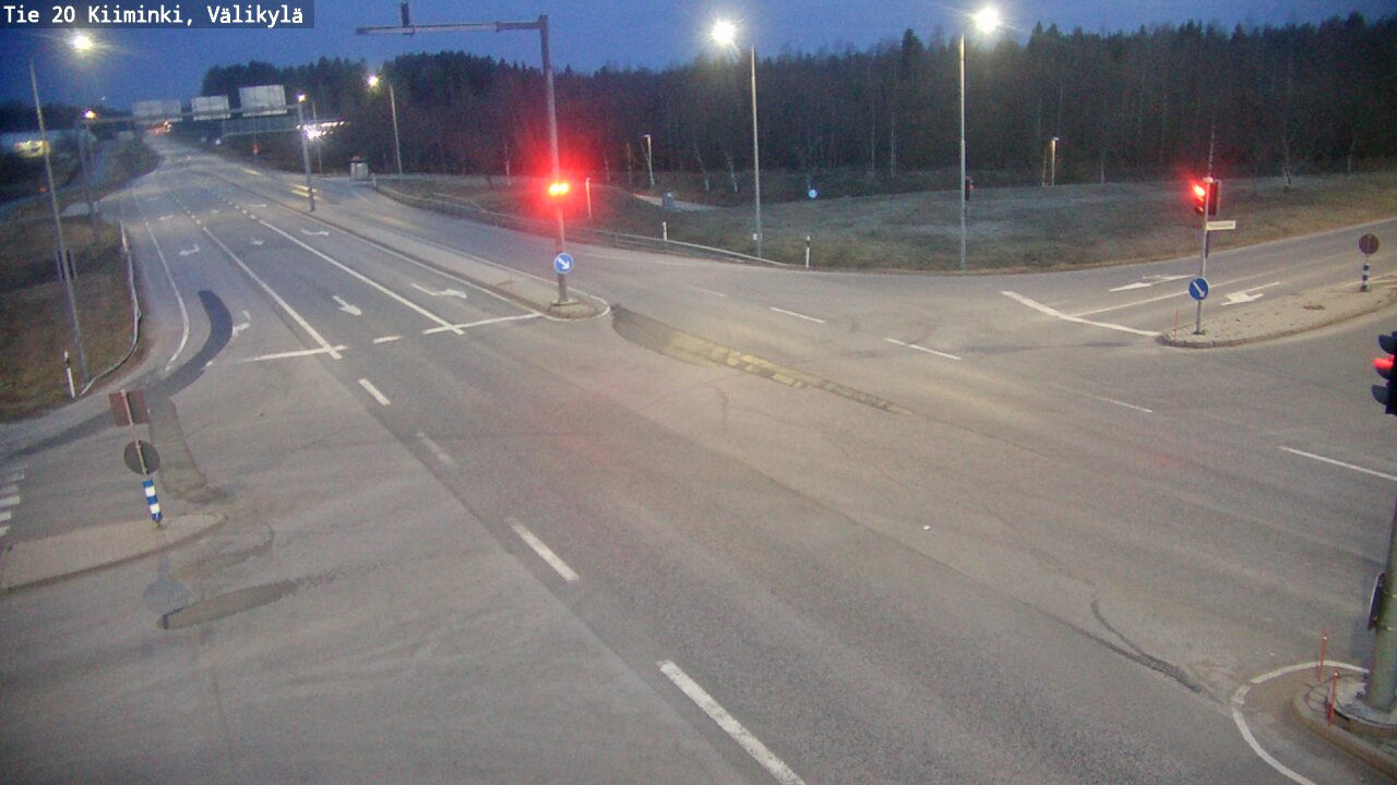 Weather Camera Image Road 20 Oulu Kiiminki, Välikylä, Oulu, Pohjois-Pohjanmaa