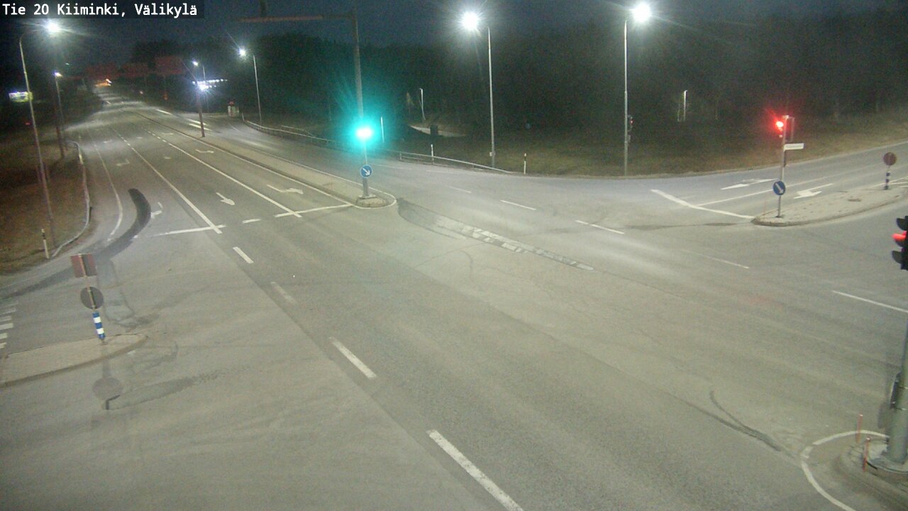 Weather Camera Image Road 20 Oulu Kiiminki, Välikylä, Oulu, Pohjois-Pohjanmaa