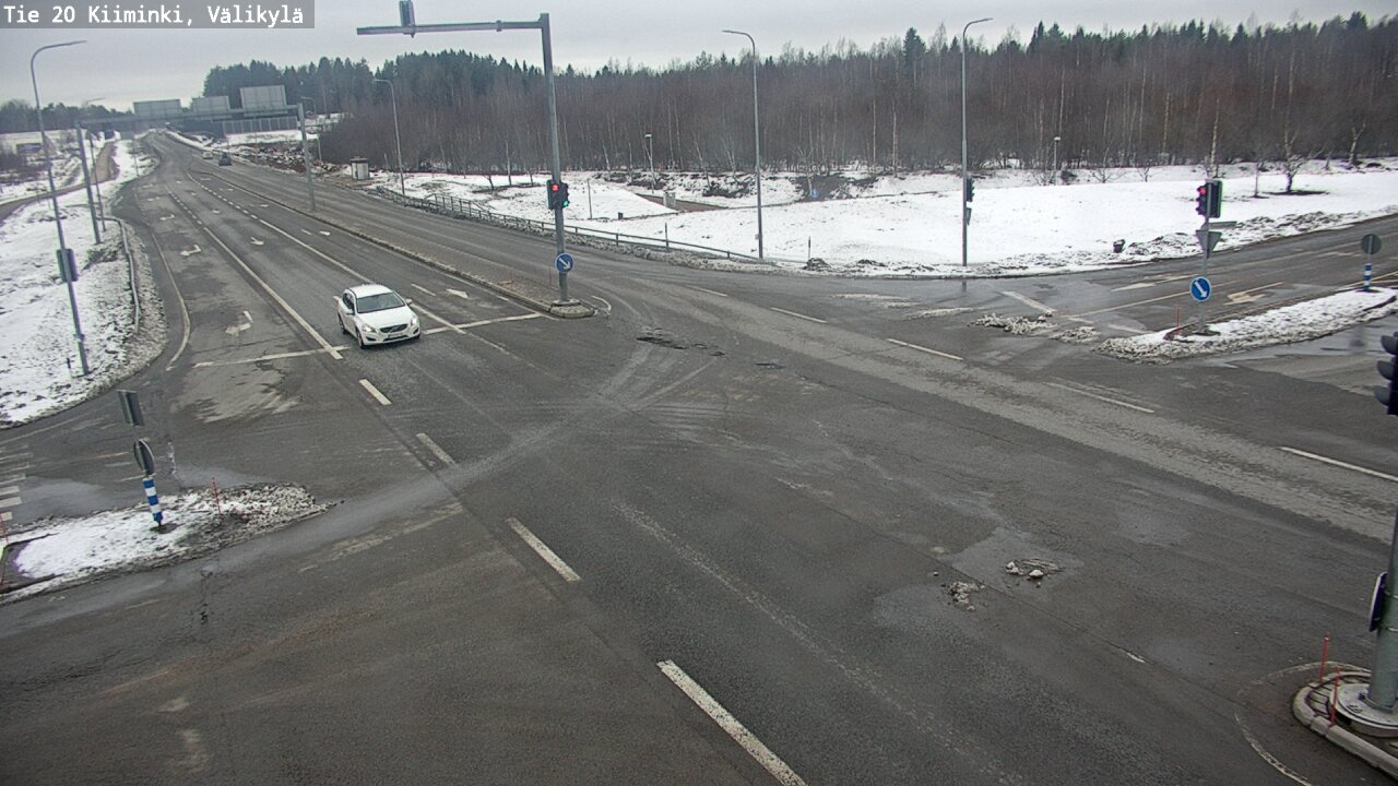 Weather Camera Image Road 20 Oulu Kiiminki, Välikylä, Oulu, Pohjois-Pohjanmaa