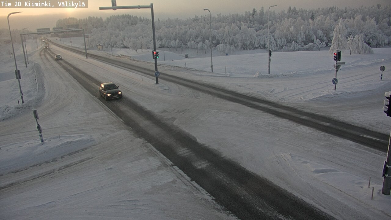 Weather Camera Image Road 20 Oulu Kiiminki, Välikylä, Oulu, Pohjois-Pohjanmaa