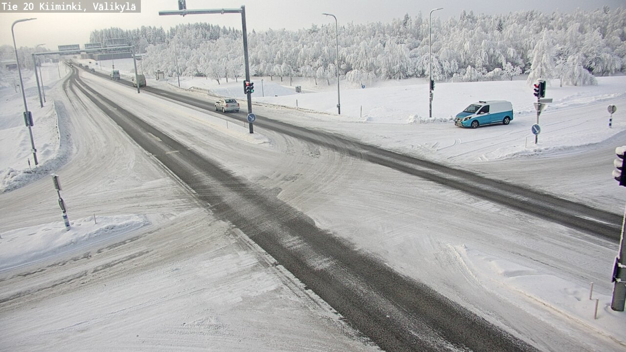 Weather Camera Image Väg 20 Uleåborg Kiiminki, Välikylä, Oulu, Pohjois-Pohjanmaa
