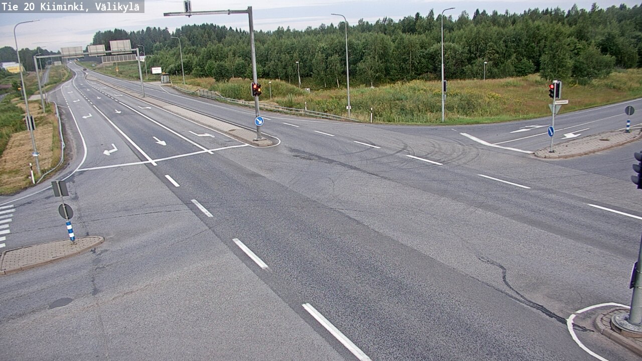 Weather Camera Image Road 20 Oulu Kiiminki, Välikylä, Oulu, Pohjois-Pohjanmaa