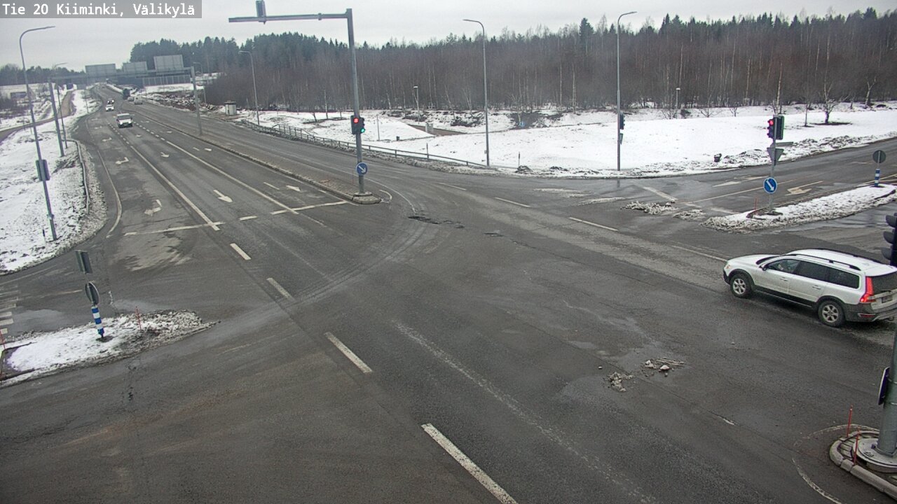Weather Camera Image Road 20 Oulu Kiiminki, Välikylä, Oulu, Pohjois-Pohjanmaa