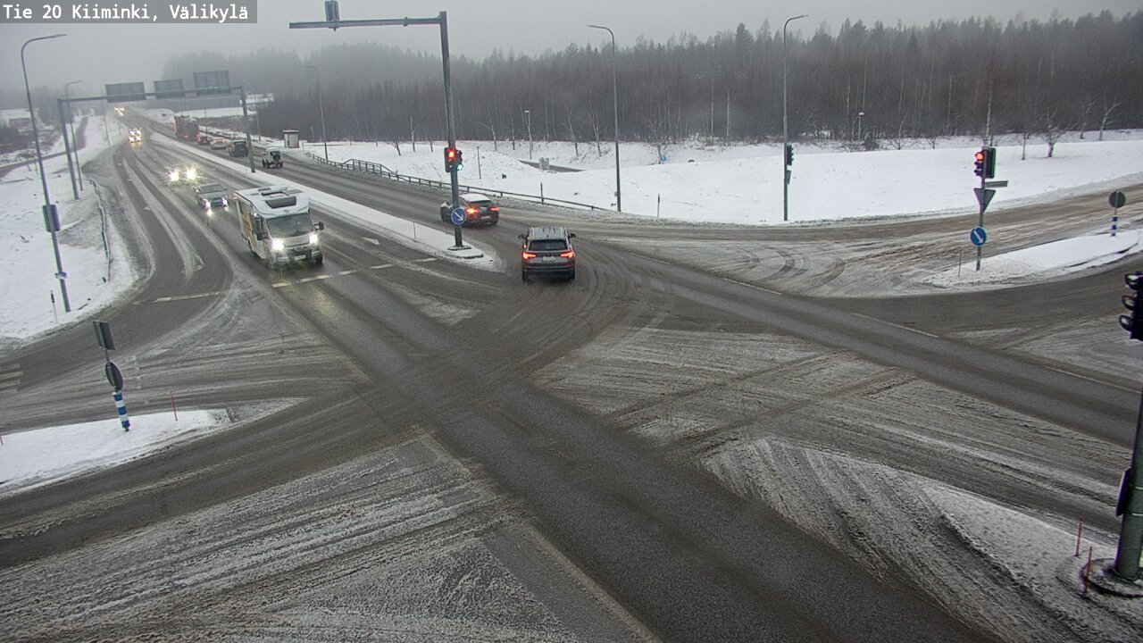 Weather Camera Image Road 20 Oulu Kiiminki, Välikylä, Oulu, Pohjois-Pohjanmaa
