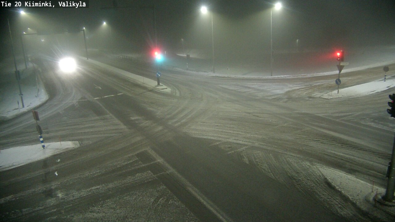 Weather Camera Image Road 20 Oulu Kiiminki, Välikylä, Oulu, Pohjois-Pohjanmaa