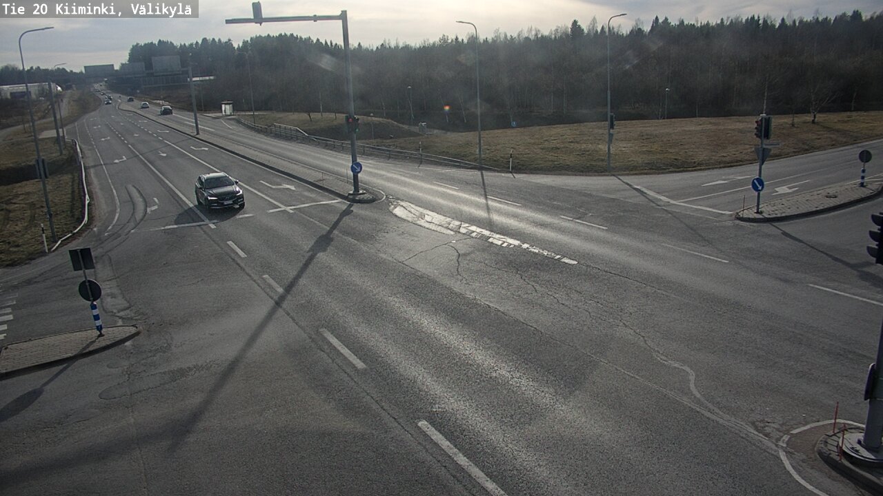 Weather Camera Image Road 20 Oulu Kiiminki, Välikylä, Oulu, Pohjois-Pohjanmaa