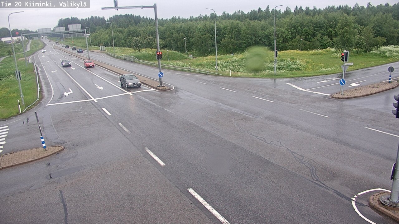 Weather Camera Image Väg 20 Uleåborg Kiiminki, Välikylä, Oulu, Pohjois-Pohjanmaa