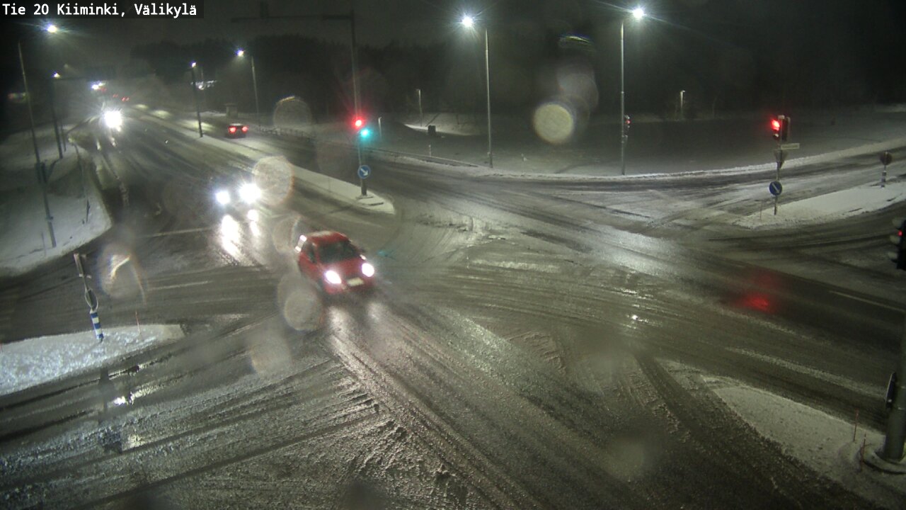 Weather Camera Image Väg 20 Uleåborg Kiiminki, Välikylä, Oulu, Pohjois-Pohjanmaa